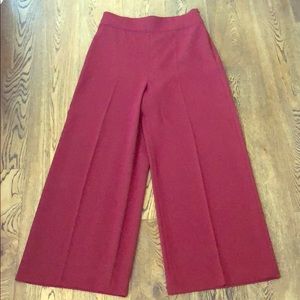 Zara wide leg cropped dress pant